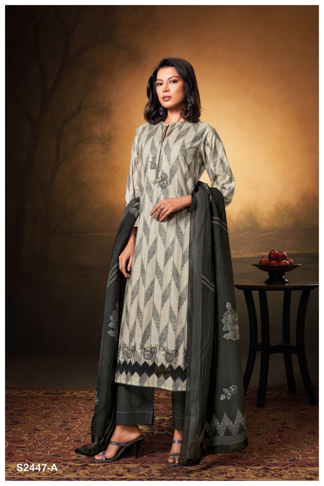 HUMSIHA 2447 BY GANGA FASHIONS HEAVY PREMIUM COTTON DIGITAL PRINT DRESSES