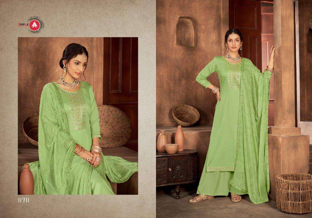 KAARA BY TRIPLE A 11741 TO 11746 SERIES JAAM COTTON HEAVY WORK DRESSES