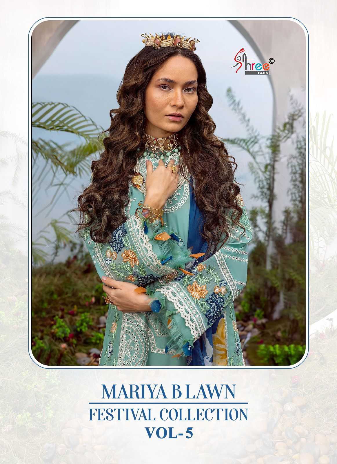 MARIYA B LAWN FESTIVAL COLLECTION VOL-05 BY SHREE FABS COTTON PRINTED DRESSES