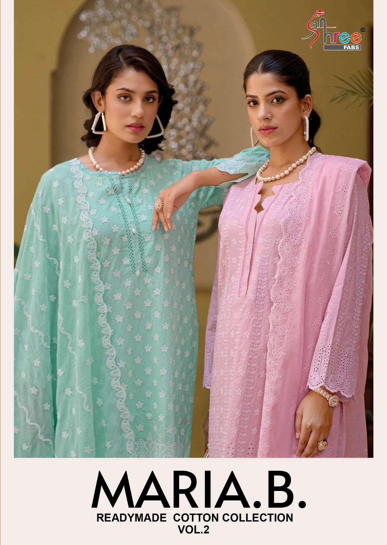 MARIYA B READYMADE VOL-02 BY SHREE FABS 2001 TO 2005 SERIES COTTON DRESSES