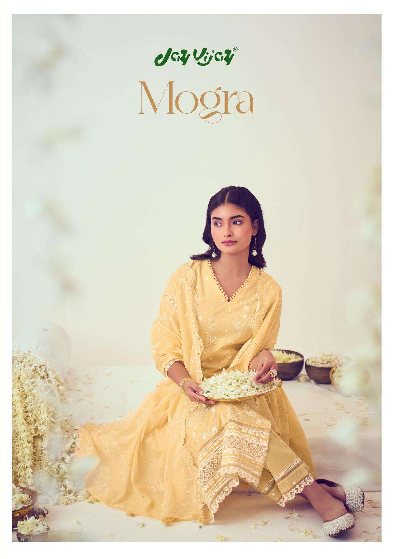 MOGRA BY JAY VIJAY DESIGNER FANCY PURE COTTON BLOCK PRINT DRESSES