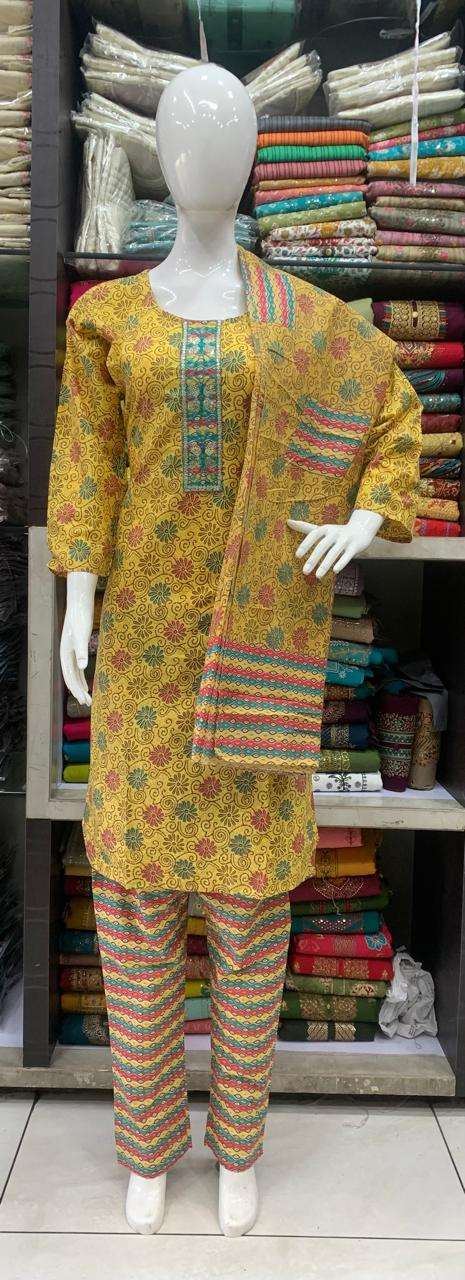 MONICA VOL-05 BY ASLIWHOLESALE DESIGNER FACNY COTTON PRINT DRESSES