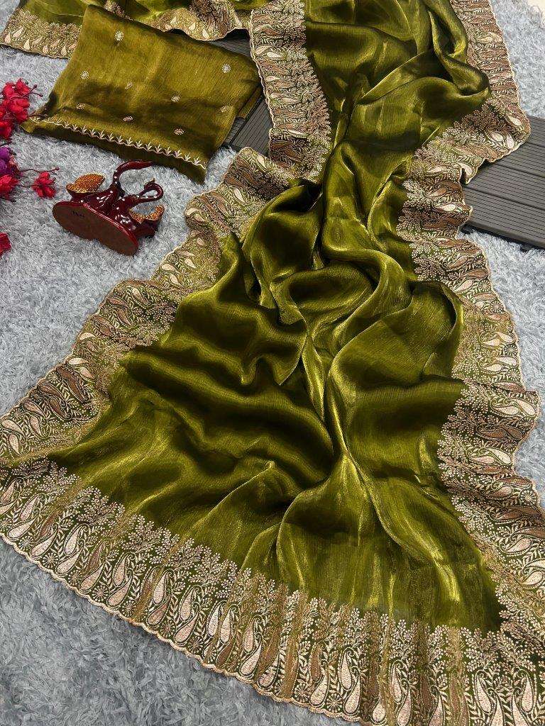 NC-5338 BY ASLIWHOLESALE DESIGNER SOFT BURBURY SILK PRINTED SAREES