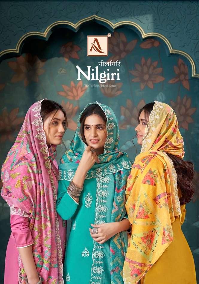 NILGIRI BY ALOK SUIT 1518-001 TO 1518-006 DESIGNER COTTON PRINT DRESSES