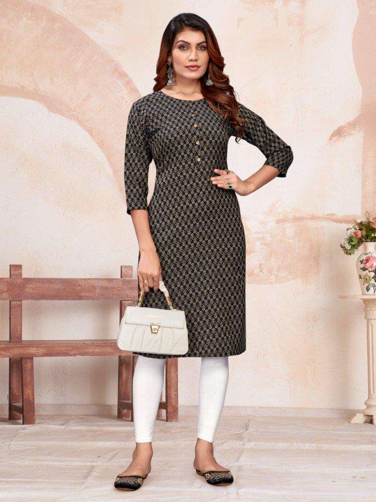 NIMITA VOL-38 BY ASLIWHOLESALE DESIGNER FACNY PURE RAYON PRINTED KURTIS