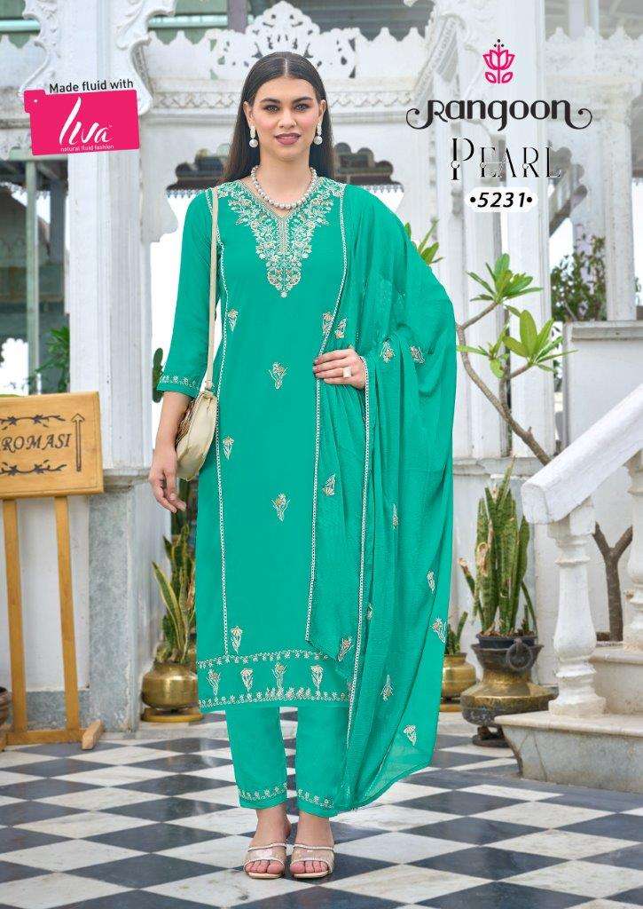 PEARL BY RANGOON 5231 TO 5236 SERIES HEAVY PURE VISCOSE WORK DRESSES