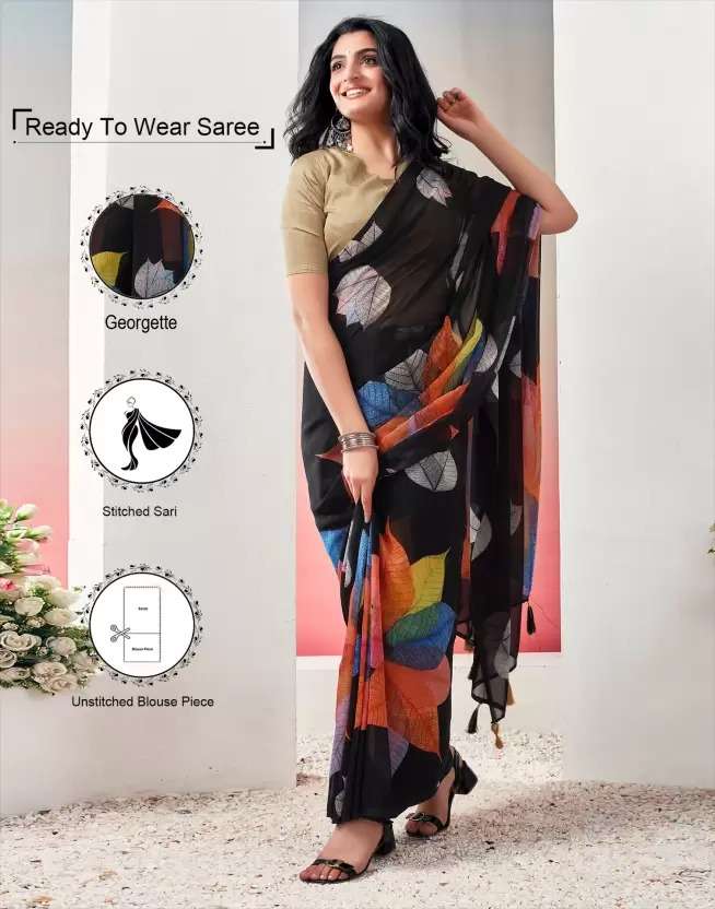 R2WC BY ASLIWHOLESALE DESIGNER FANCY SOFT GEORGETTE PRINTED SAREES