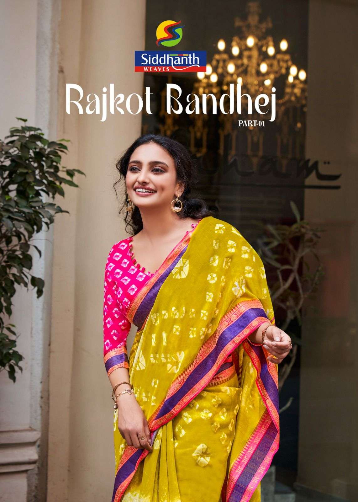 RAJKOT BANDHEJ BY ASLIWHOLESALE DESIGNER SOFT COTTON WORK SAREES