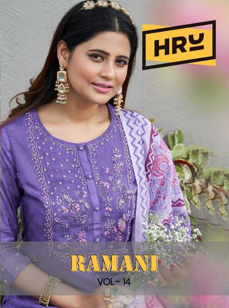 RAMANI VOL-14 BY ASLIWHOLESALE DESIGNER FACNY VISCOSE PRINT DRESSES