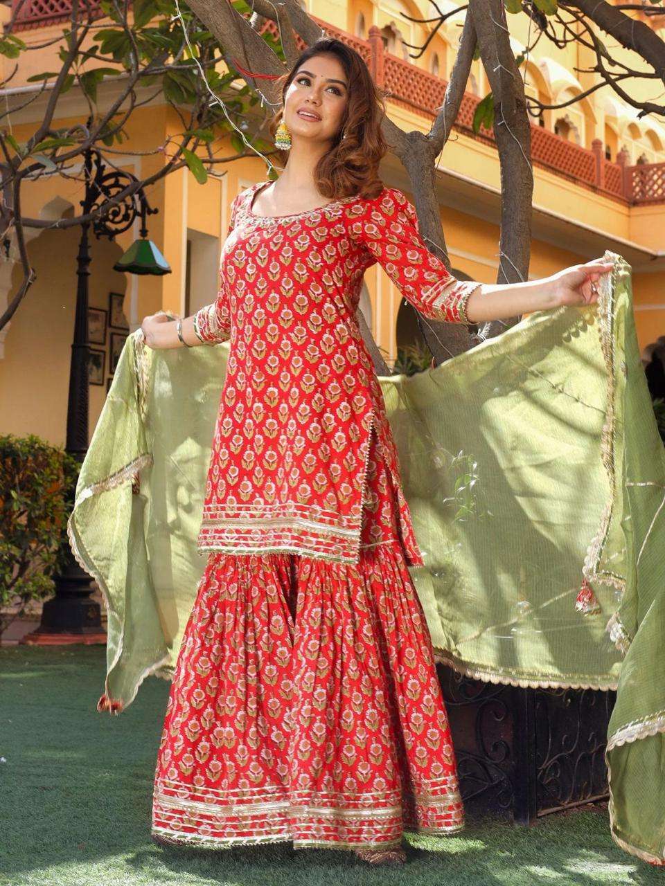 RAMIYA VOL-260 BY ASLIWHOLESALE DESIGNER FACNY PURE COTTON PRINT DRESS