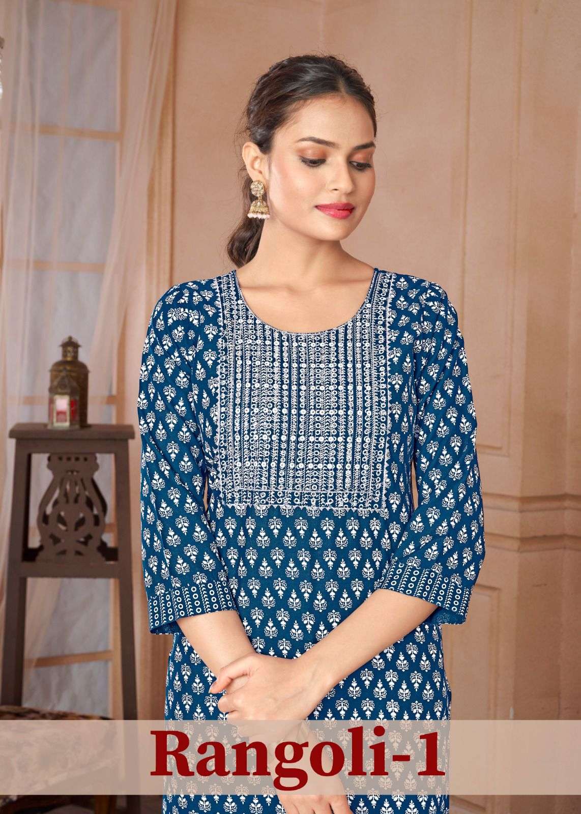 RANGOLI VOL-1 BY ASLIWHOLESALE DESIGNER RAYON GOLD KHADI PRINTED KURTIS