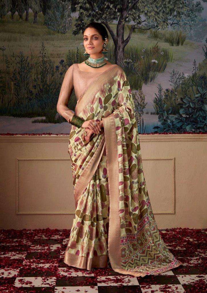 SHIMONI SILK BY RAJPATH 1001 TO 1008 SERIES SOFT HANDLOOM TUSSER PRINTED SAREES