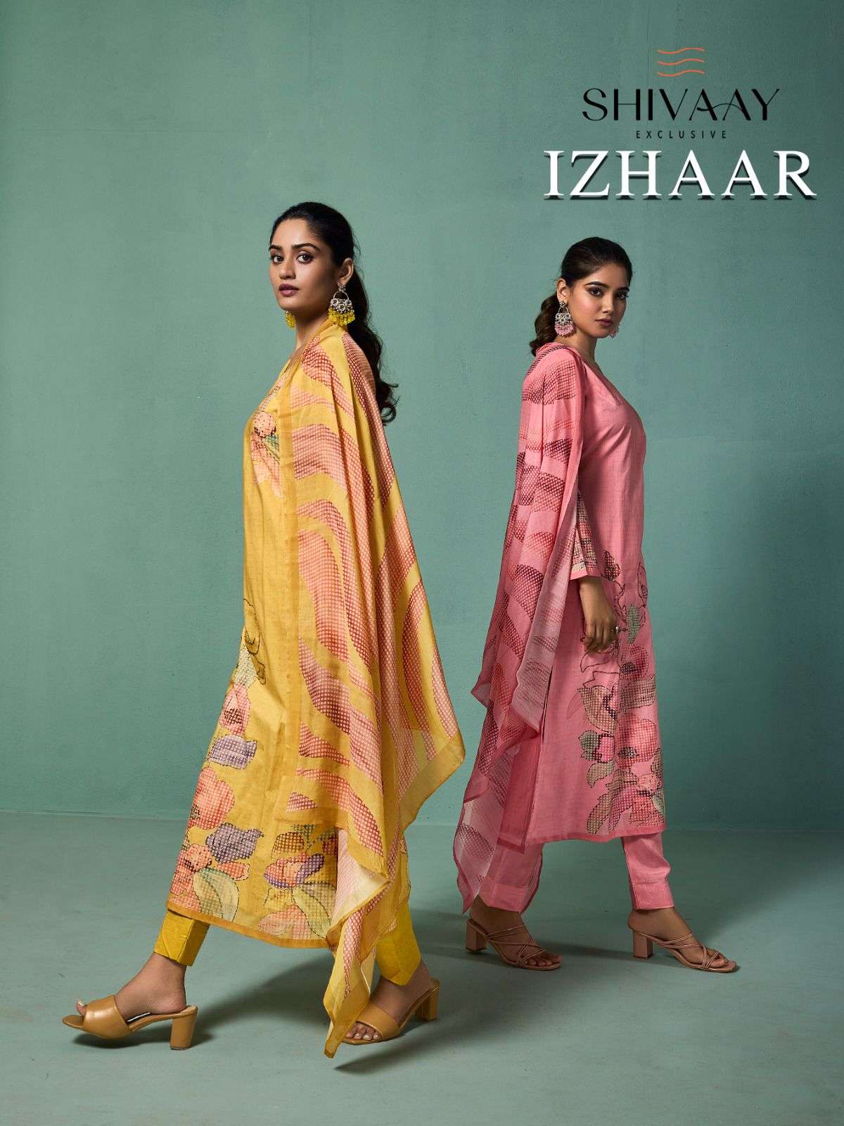 SHIVAAY IZHAAR BY ASLIWHOLESALE HEAVY PREMIUM COTTON DIGITAL PRINT DRESSES