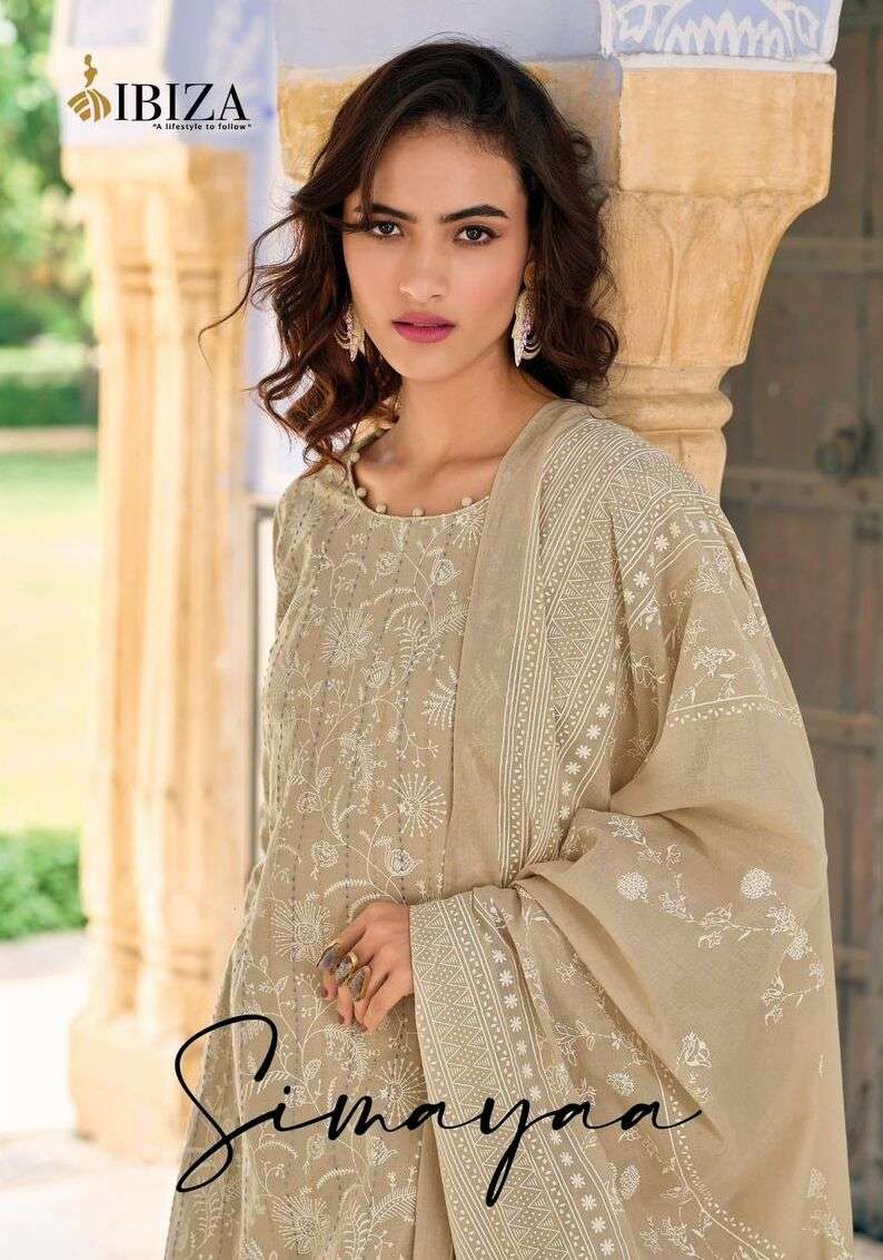 SIMAYAA BY IBIZA 10841 TO 10846 SERIES PURE LAWN COTTON DIGITAL PRINT DRESSES