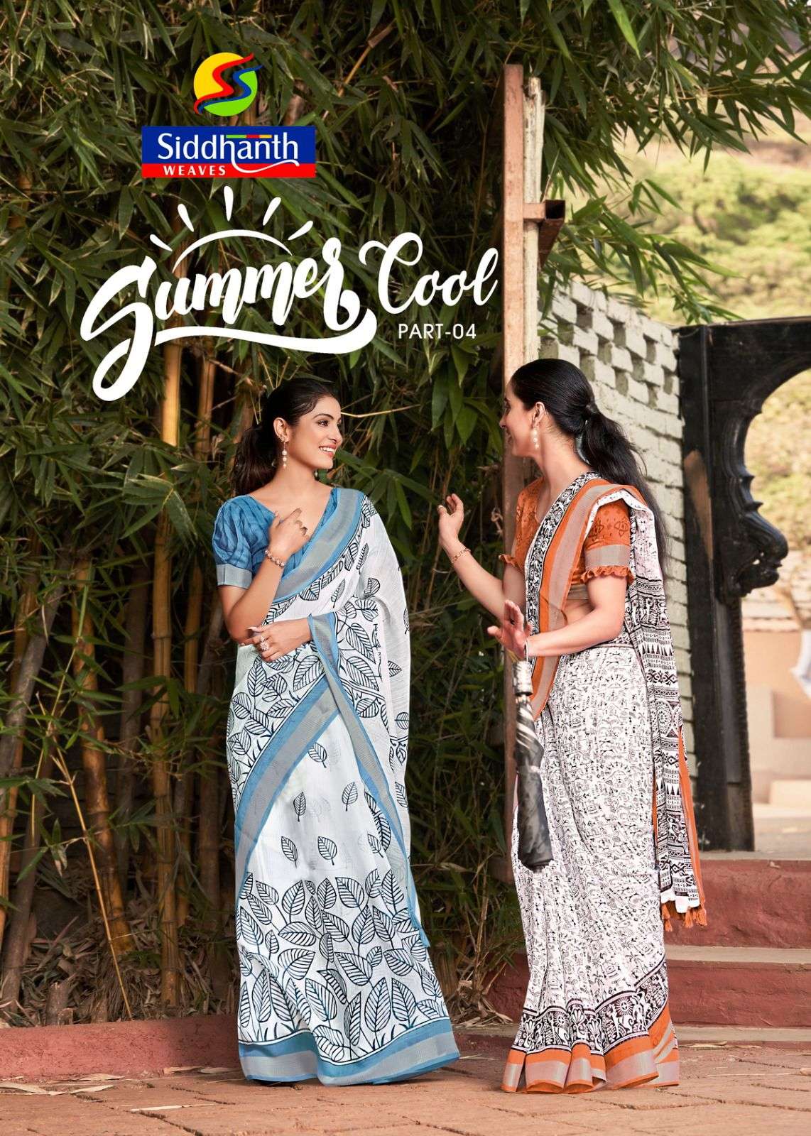 SUMMER COOL BY ASLIWHOLESALE DESIGNER SOFT LINEN COTTON PRINTED SAREES