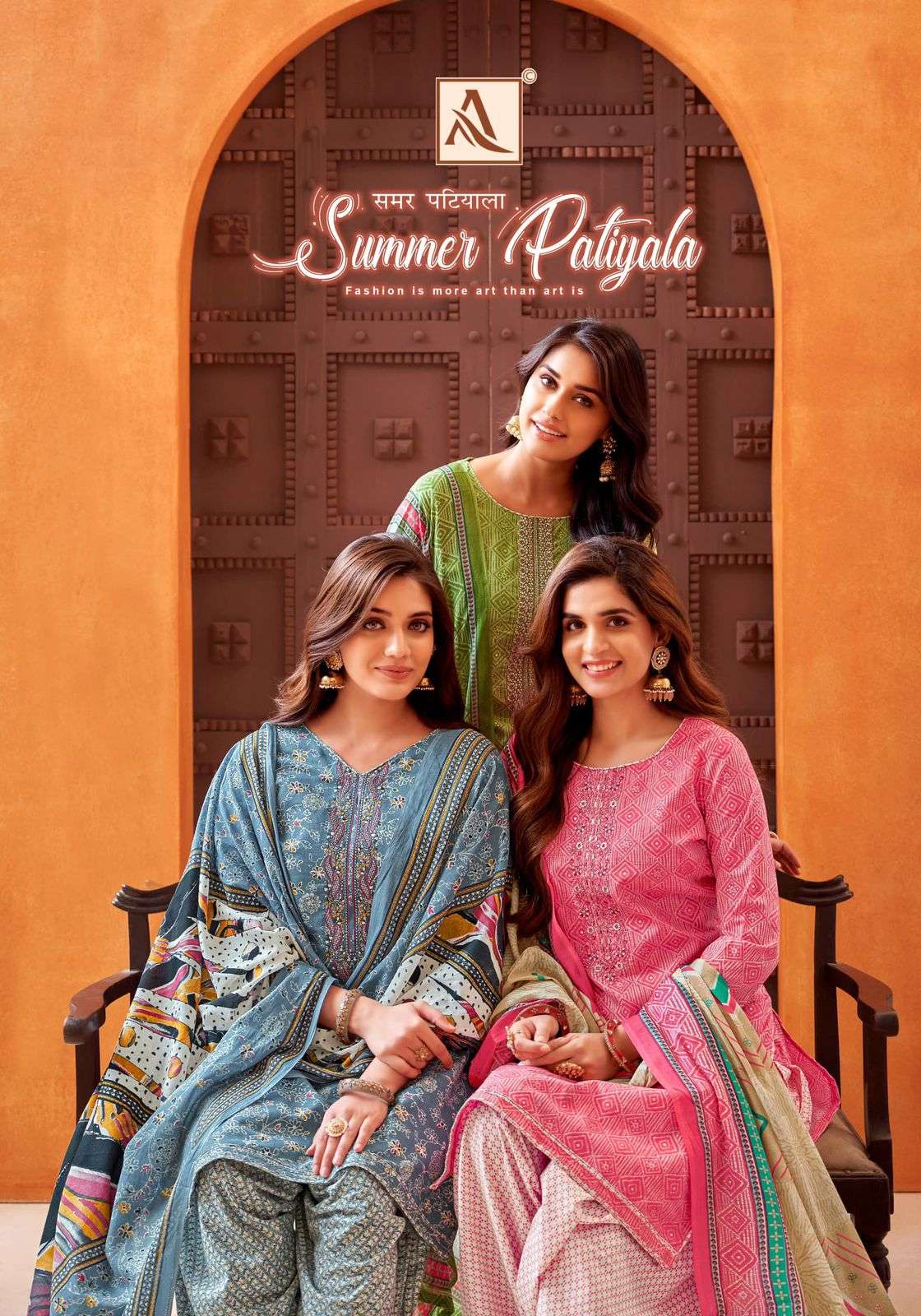 SUMMER PATIYALA BY ALOK SUIT 1519-001 TO 1519-006 SERIES COTTON PRINTED DRESSES