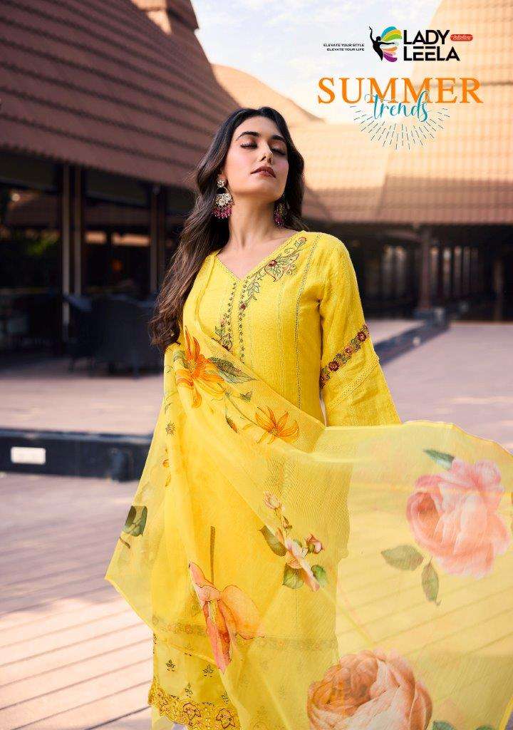 SUMMER TRENDS BY LADY LEELA 1261 TO 1266 SERIES CAMBRIC COTTON PRINT DRESSES