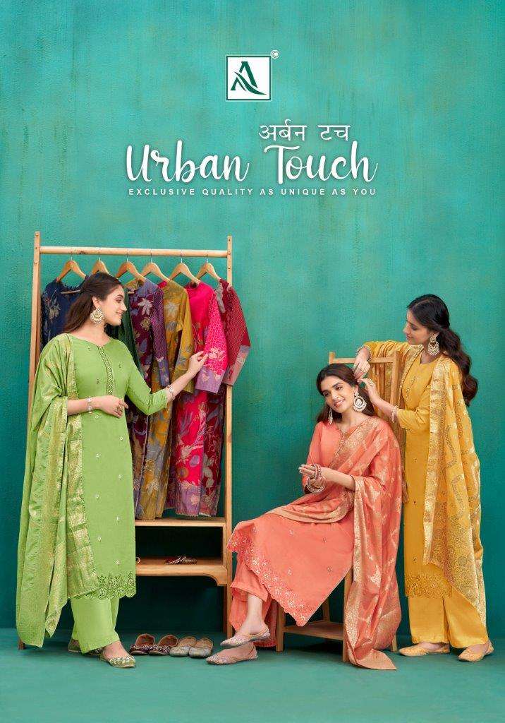 URBAN TOUCH BY ALOK SUIT 1522-001 TO 1522-006 SERIES COTTON PAKISTANI DRESSES