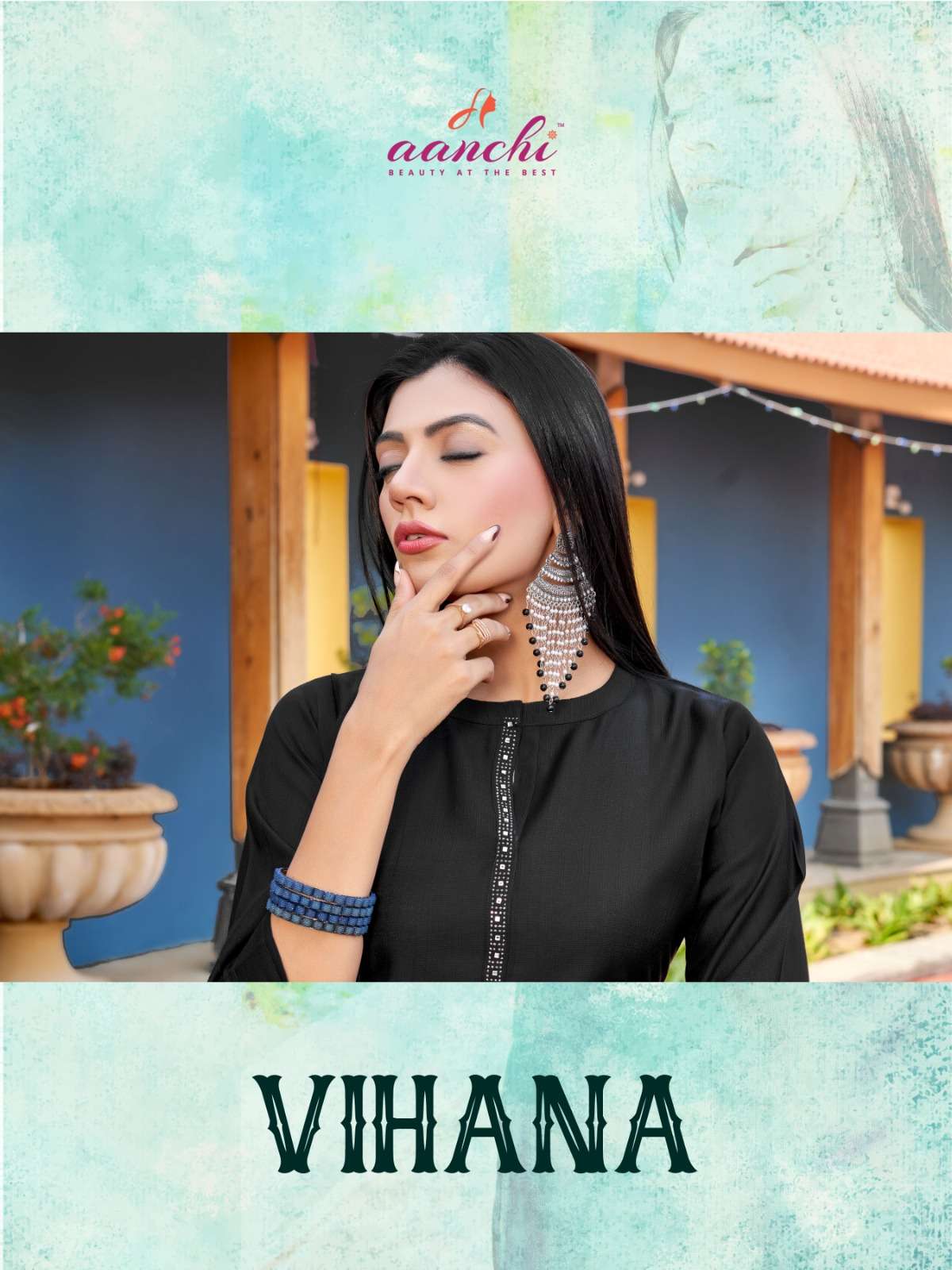 VIHANA BY AANCHI 1001 TO 1006 SERIES FANCY DESIGNER PRINT KURTIS