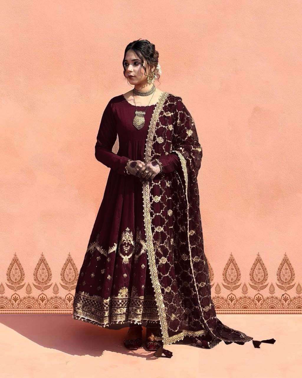 ZSR-3063 COLOURS BY ASLIWHOLESALE DESIGNER FAUX GEORGETTE DRESSES