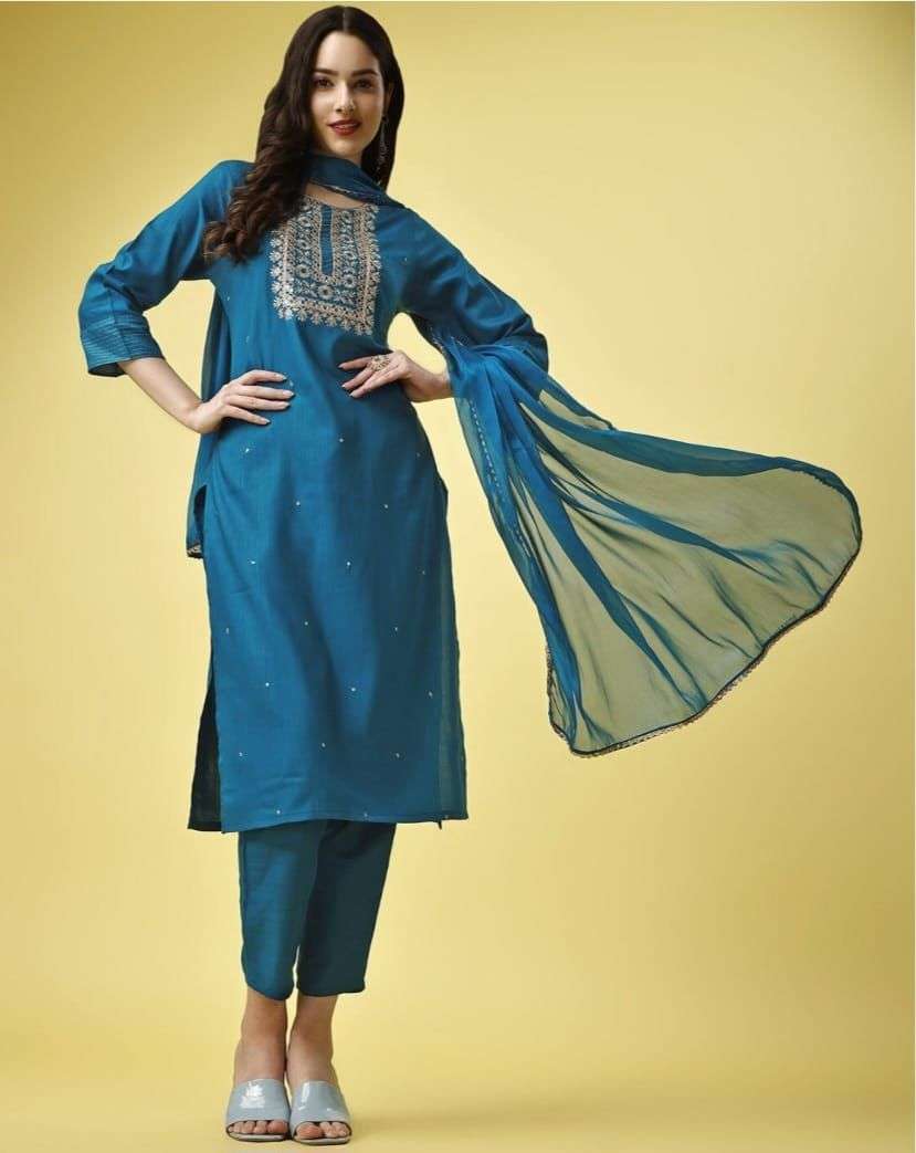 AL-0053 BY VOUCH DESIGNER FACNY DESIGNER RAYON SLUB PRINTED DRESSES 