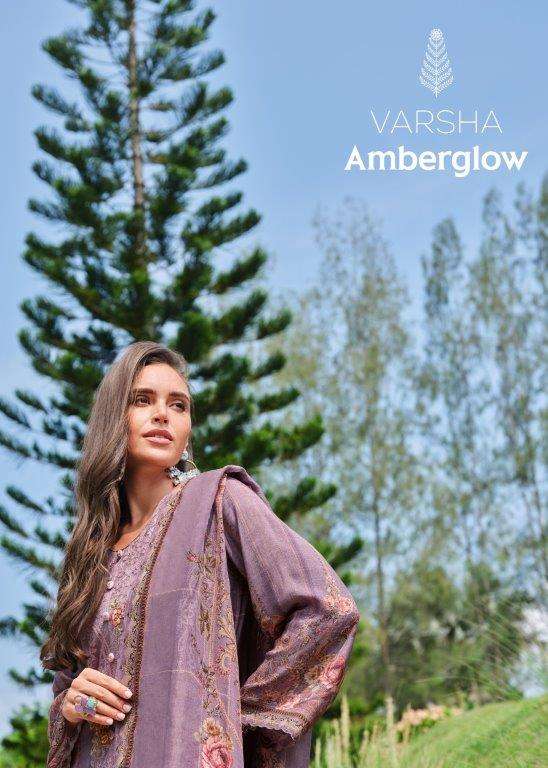 AMBERGLOW BY VARSHA 01 TO 05 SERIES VISCOSE MUSLIN DIGITAL PRINTED DRESSES