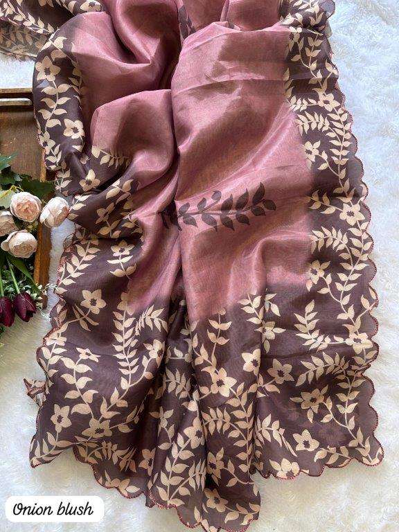 ASVI LEAF BUTTA BY ASLIWHOLESALE DESIGNER SOFT HANDLOOM TUSSER SILK SAREES