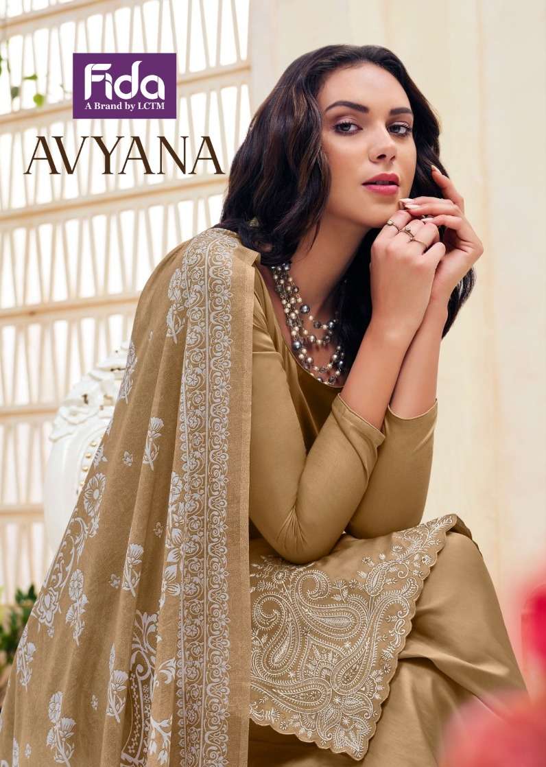 AVYANA BY FIDA 1001 TO 1006 SERIES DESIGNER COTTON FANCY PRINTED DRESSES