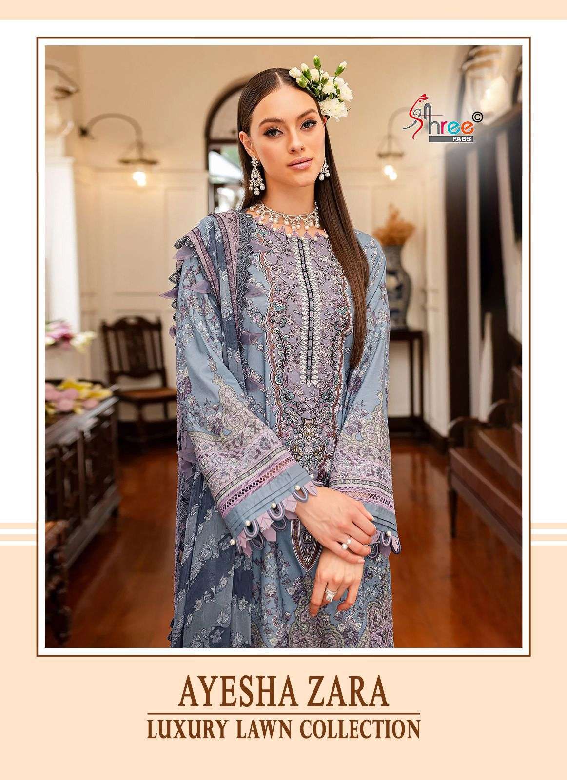 AYESHA ZARA LUXURY COLLECTION BY SHREE FABS COTTON PAKISTANI DRESSES