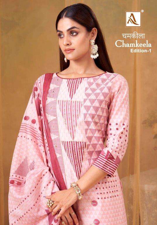 CHAMKEELA BY ALOK SUIT 1001 TO 1004 DESIGNER VISCOSE MUDAL PRINT DRESSES