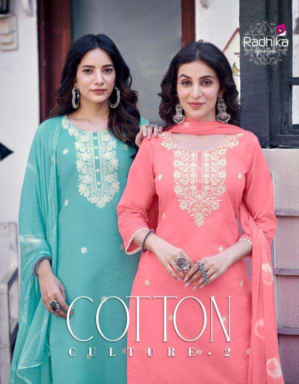 COTTON CULTURE VOL-02 BY RADHIKA LIFESTYLE 1001 TO 1006 SERIES COTTON DRESSES