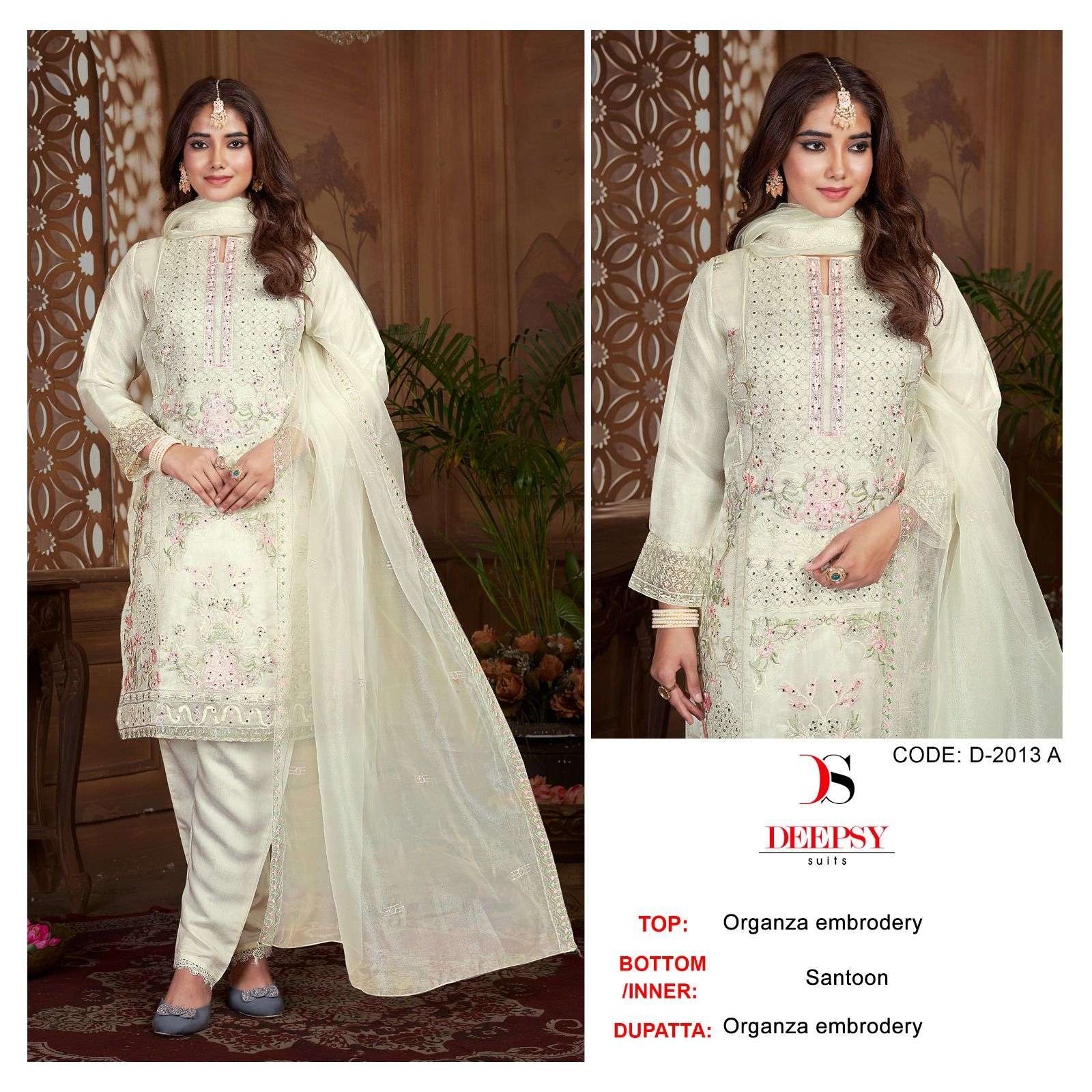 D-2013 COLOURS BY DEEPSY SUITS HEAVY GEORGETTE EMBROIDERY PAKISTANI DRESSES