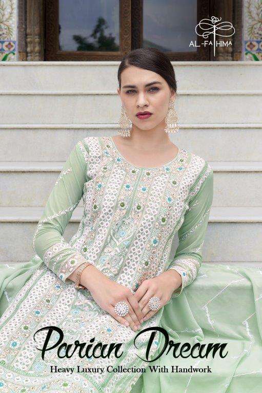 FATHIMA PARIAN DREAM BY ASLIWHOLESALE GEORGETTE EMBROIDERY PAKISTANI DRESSES