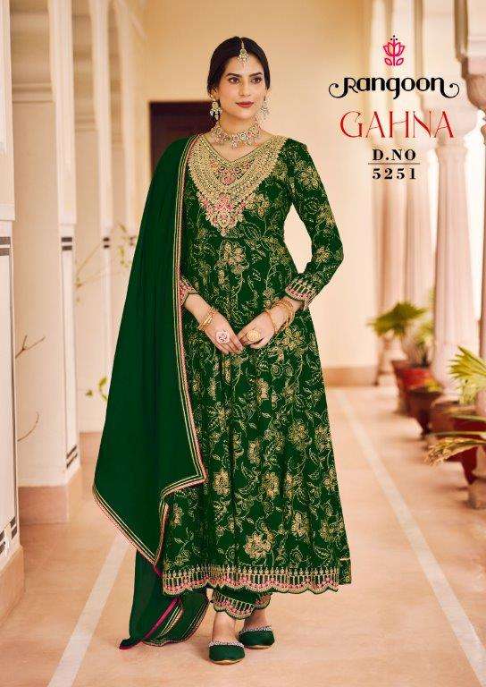 GAHNA BY RANGOON 5251 TO 5254 SERIES HEAVY RAYON WORK DRESSES