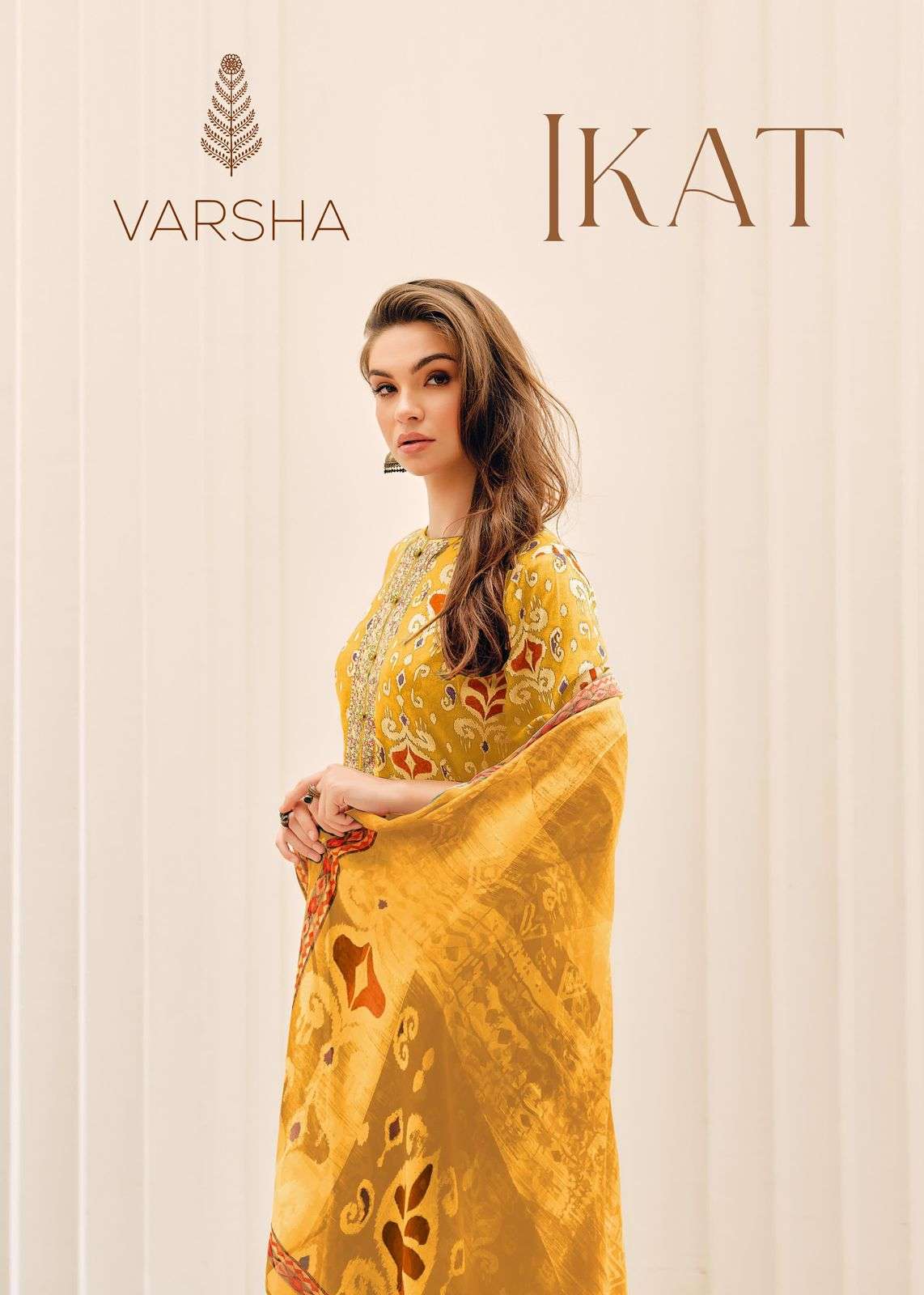 IKAT BY VARSHA 01 TO 03 SERIES VISCOSE MUSLIN DIGITAL PRINTED DRESSES