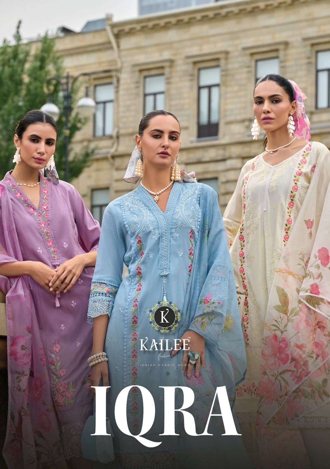 IQRA BY KALKI FASHION 42681 TO 42683 SERIES COTTON STITCHED DRESSES