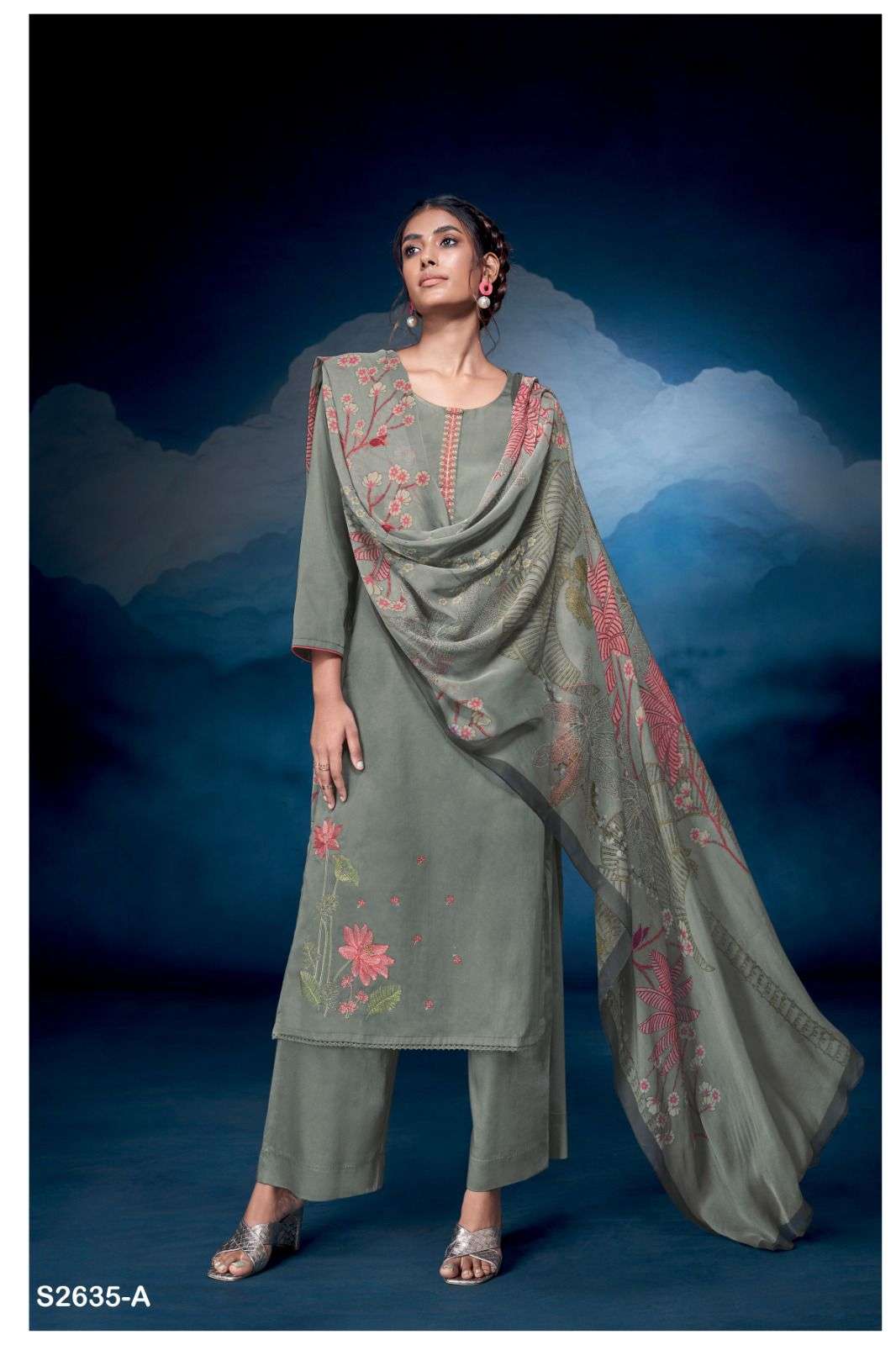 JAYLANI 2635 BY GANGA FASHIONS HEAVY PREMIUM COTTON DIGITAL PRINT DRESSES