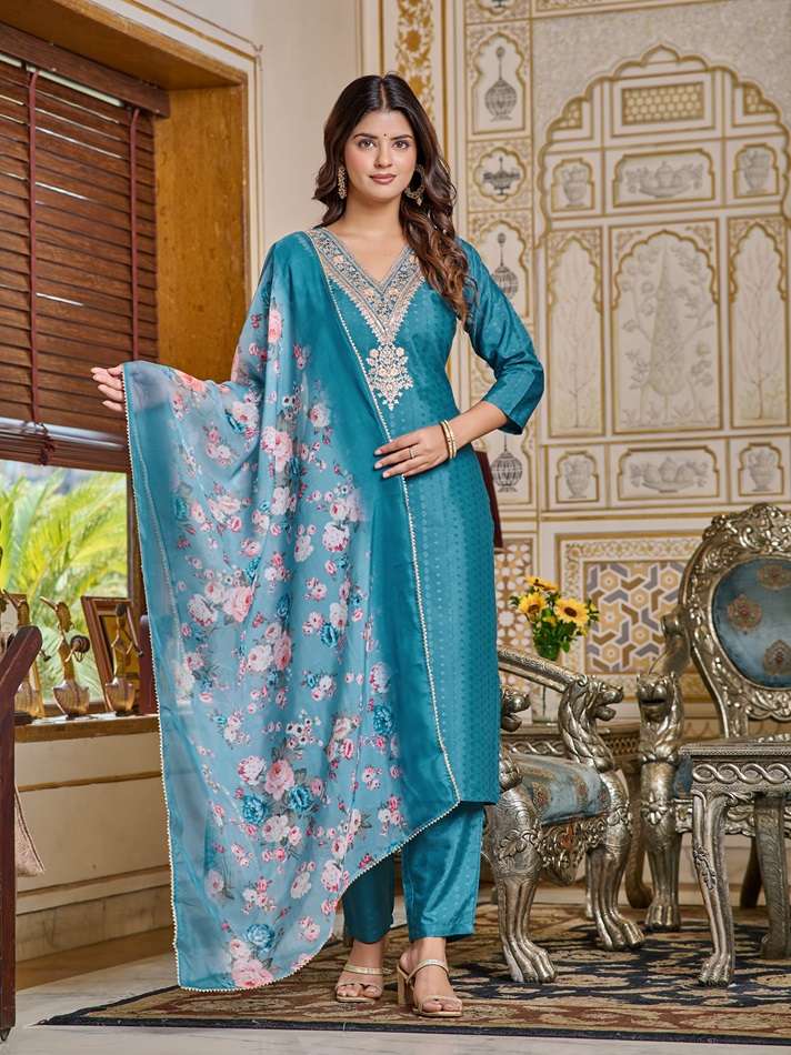 KALA VOL-32 BY ASLIWHOLESALE DESIGNER FACNY VISCOSE RAYON PRINTED DRESS