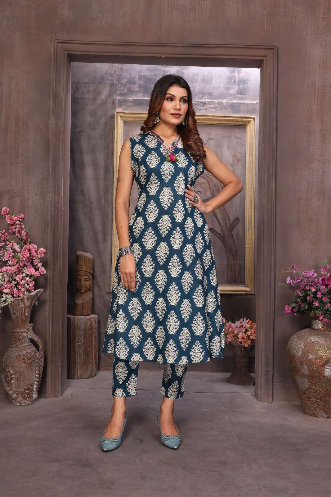 KAYA VOL-10 BY ASLIWHOLESALE DESIGNER FACNY COTTON PRINT KURTIS