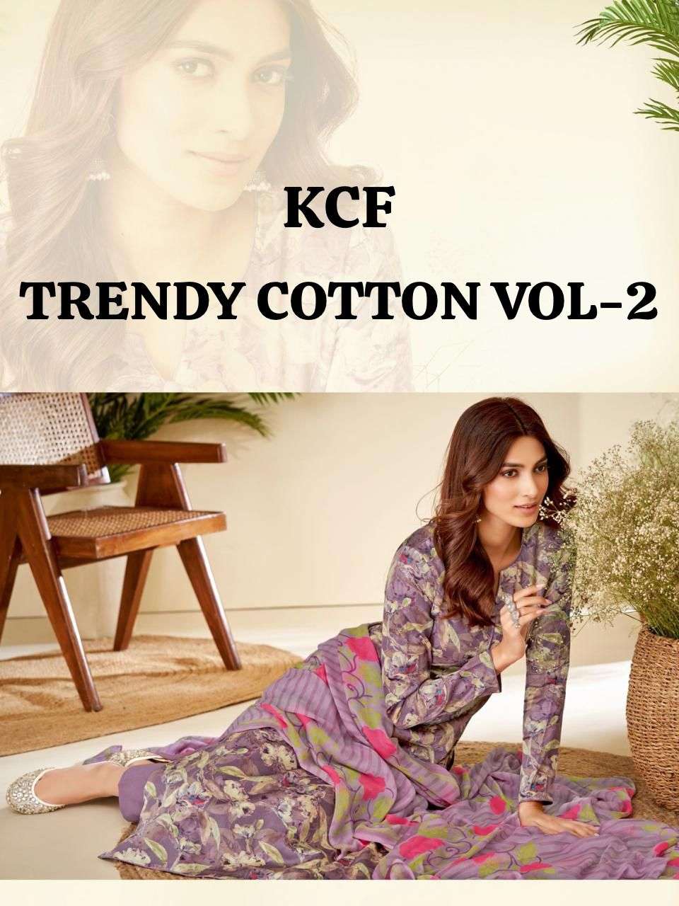 KCF TRENDY COTTON VOL-02 BY ASLIWHOLESALE DESIGNER FACNY COTTON PRINT DRESSES