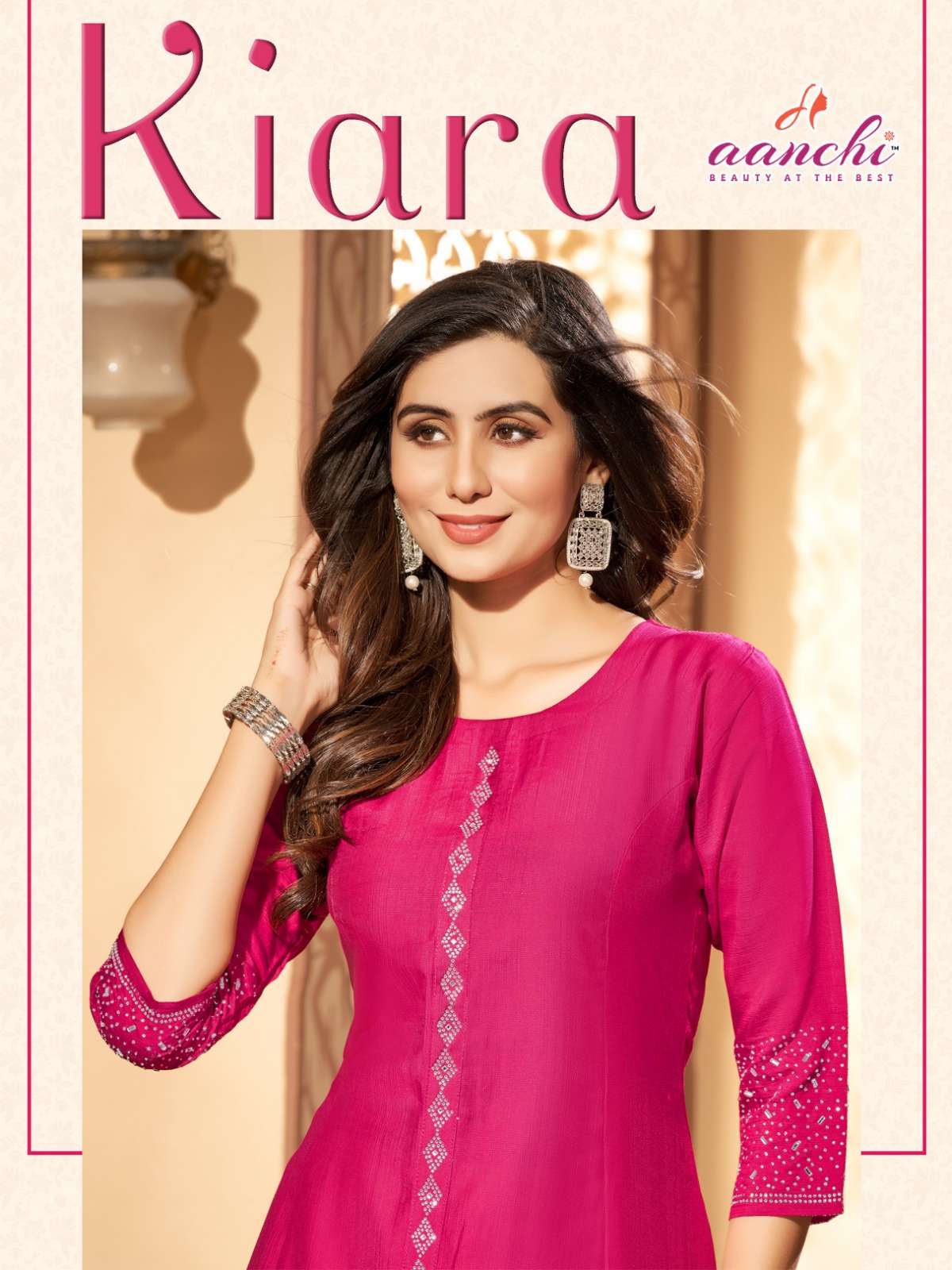 KIARA BY AANCHI 1001 TO 1005 SERIES RANGILA FANCY EMBROIDERY KURTIS