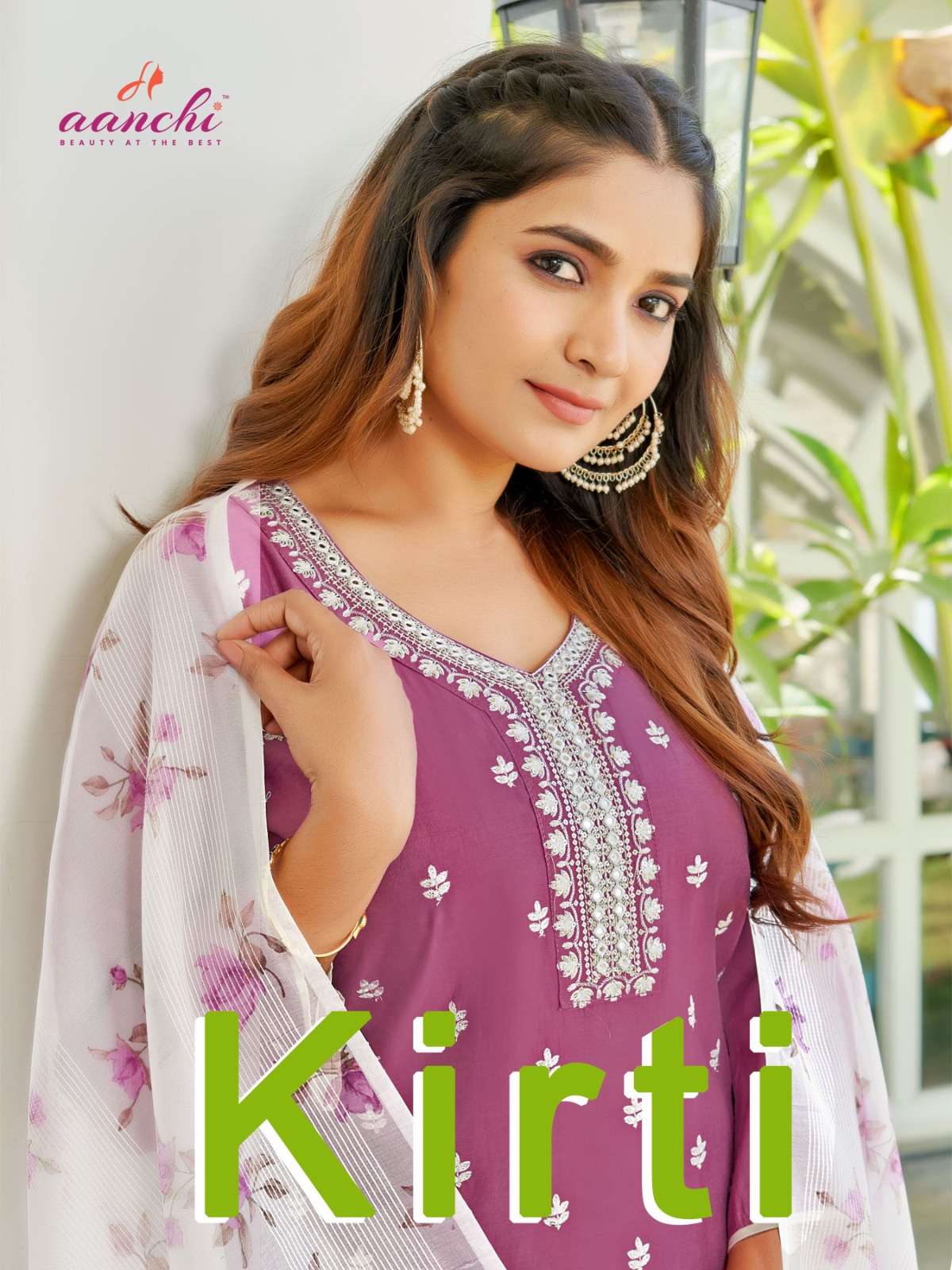 KIRTI BY AANCHI 1001 TO 1004 SERIES FANCY ROMAN SILK PRINTED DRESSES