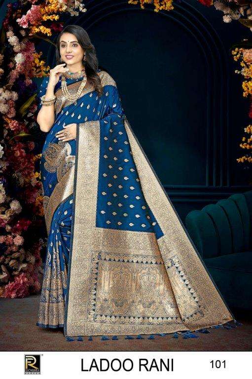 LADOO RANI BY RONISHA FASHION DESIGNER FANCY BANARASI SILK SAREES