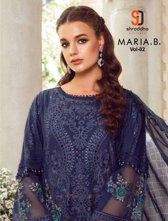 MARIA.B LAWN VOL-2 BY SHRADDHA DESIGNER 2001 TO 2006 SERIES LAWN DRESSES