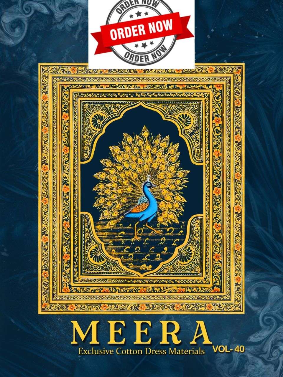 MEERA VOL-40 BY ASLIWHOLESALE 4001 TO 4012 SERIES COTTON PRINT DRESSES