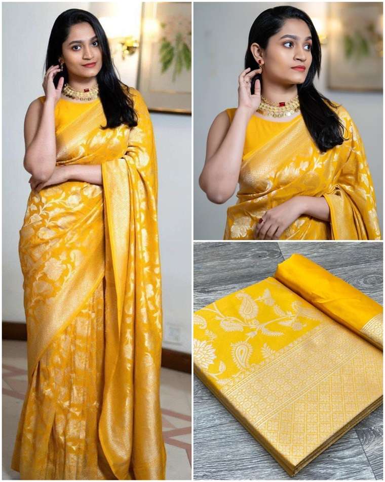 MF-1660 BY ASLIWHOLESALE DESIGNER SOFT SILK WEAVING WORK SAREES