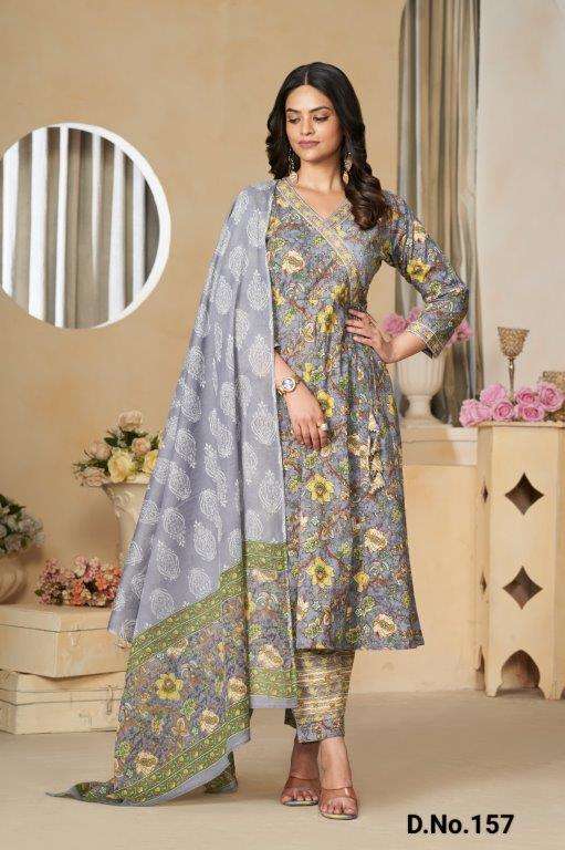 NIMITA VOL-50 BY ASLIWHOLESALE DESIGNER FACNY PURE COTTON PRINTED DRESSES