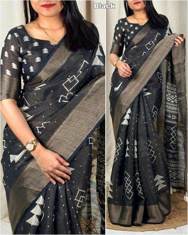NITYA BY ASLIWHOLESALE DESIGNER SOFT FANCY COTTON PRINTED SAREES