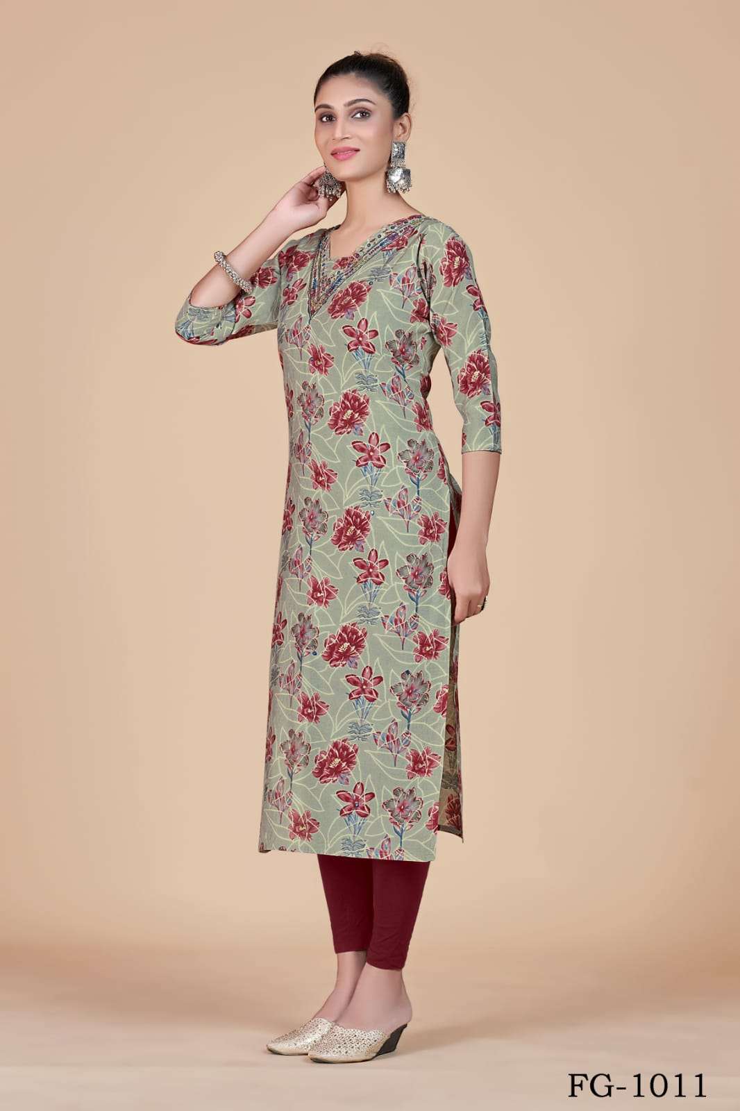 PARI VOL-02 BY ASLIWHOLESALE DESIGNER FACNY MODAL CHANDERI PRINT KURTIS 