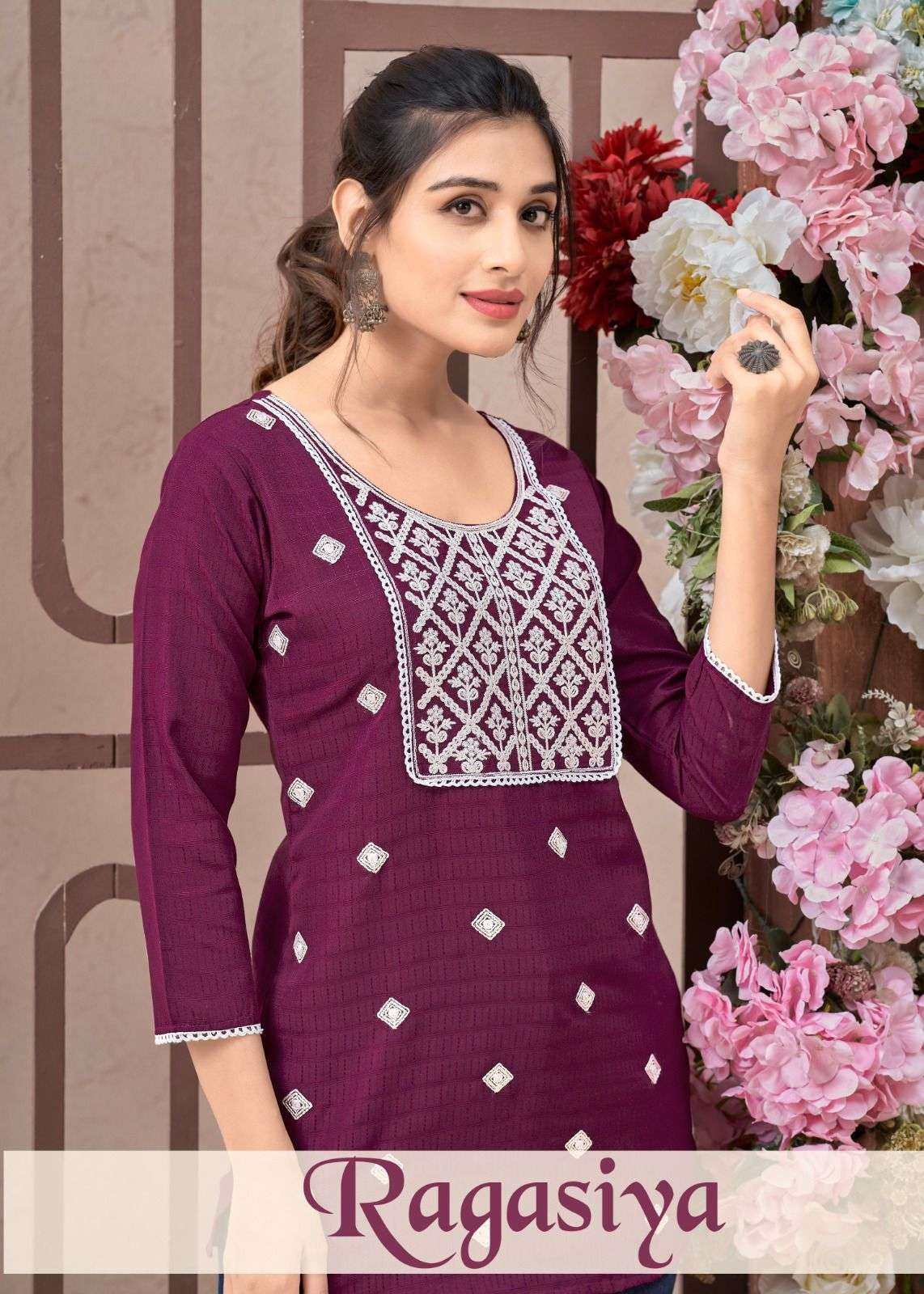 RAGASIYA VOL-1 BY ASLIWHOLESALE DESIGNER RAYON BOMBAY PRINTED TOPS